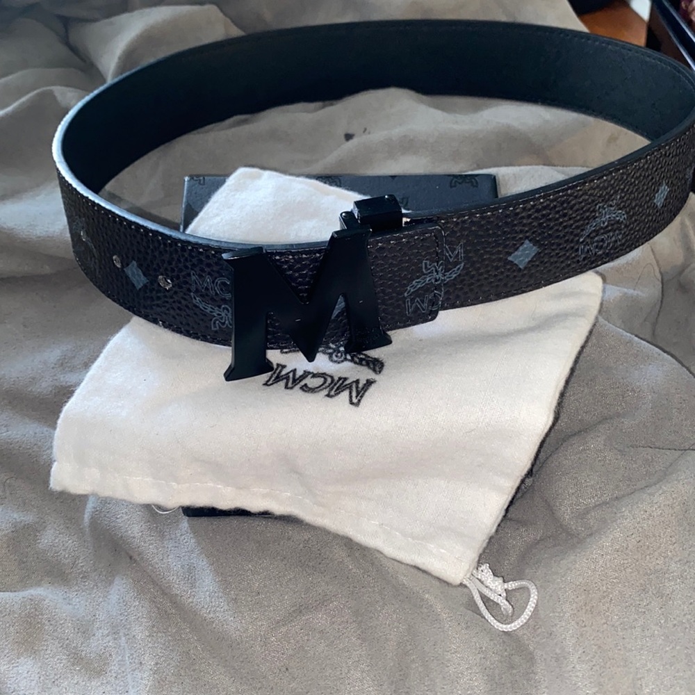 Mens MCM belt 90”